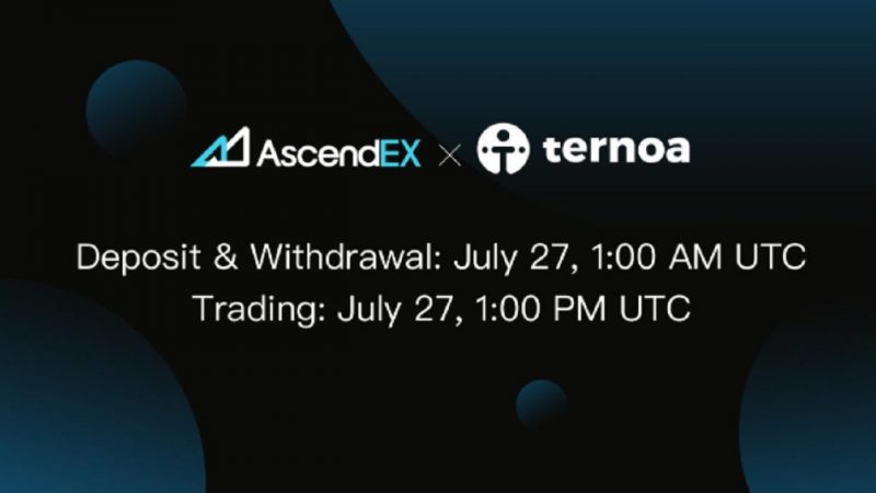 ternoa to list on ascendex 3gTDqj