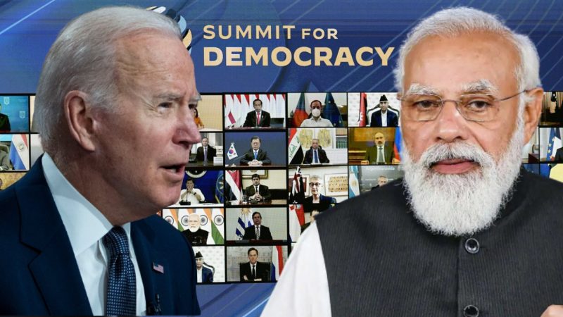 Indian Prime Minister Modi Tells President Biden’s Summit: Cryptocurrency Should Be Used to Empower Democracy