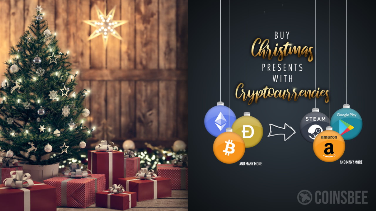 Buy Christmas Presents From Top Brands With Over 100 Cryptocurrencies on Coinsbee